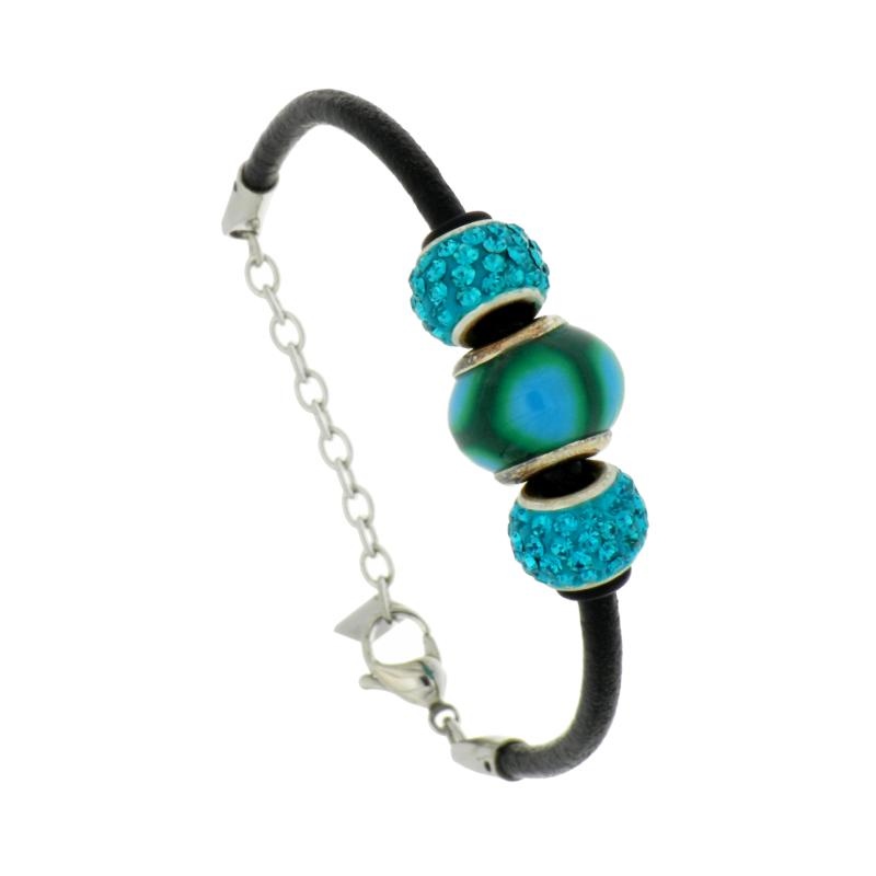 BRACCIALE ACCIAIO E ARGENTO