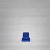 ESPOSITORE PELLE BLU ANELLO