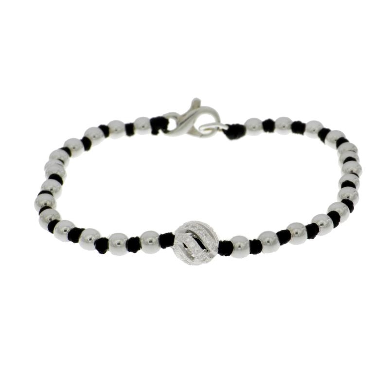 BRACCIALE PALLINE ARGENTO