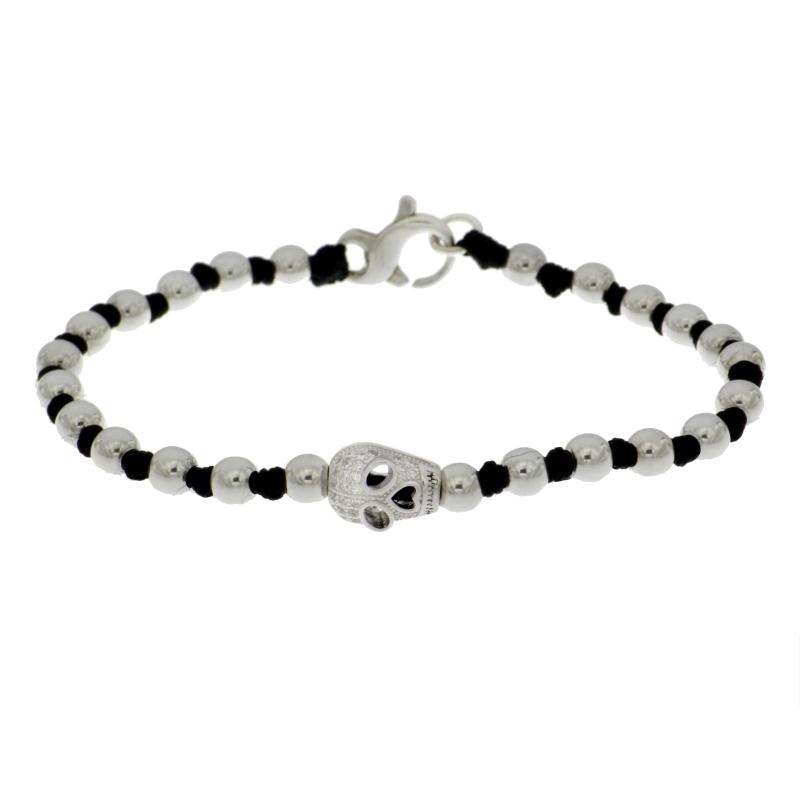 BRACCIALE PALLINE ARGENTO ZIRCONE