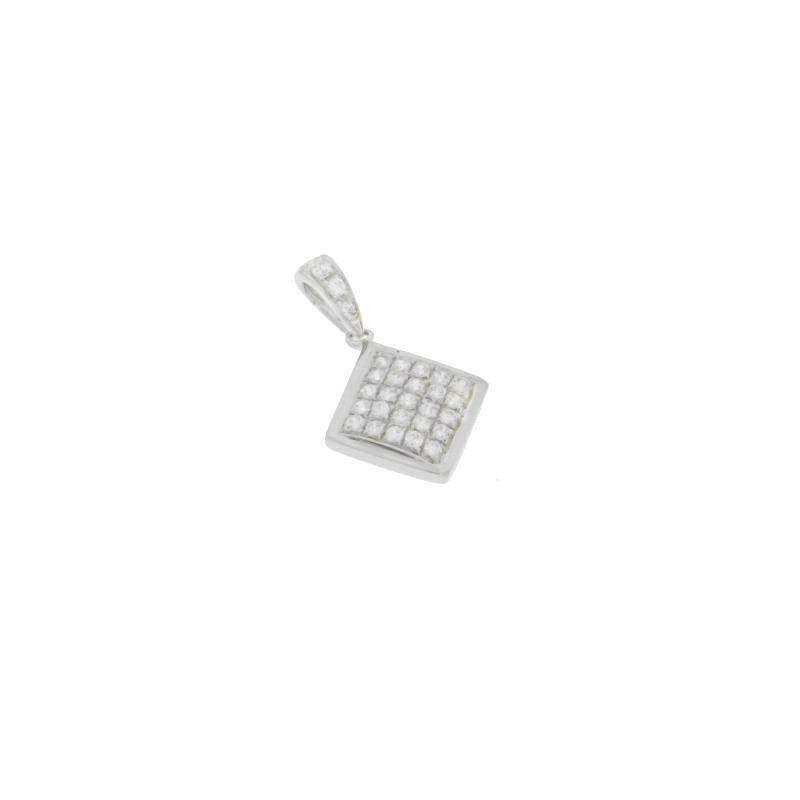 CIONDOLO ARGENTO ZIRCONE