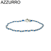 BRACCIALE A NODI ARGENTO E PALLINE