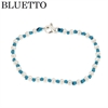 BRACCIALE A NODI ARGENTO E PALLINE
