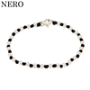 BRACCIALE A NODI ARGENTO E PALLINE