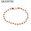 BRACCIALE A NODI ARGENTO E PALLINE