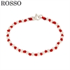 BRACCIALE A NODI ARGENTO E PALLINE