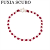 BRACCIALE A NODI ARGENTO E PALLINE