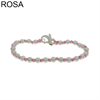 BRACCIALE A NODI ARGENTO E PALLINE