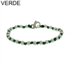 BRACCIALE A NODI ARGENTO E PALLINE