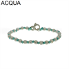 BRACCIALE A NODI ARGENTO E PALLINE