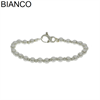 BRACCIALE A NODI ARGENTO E PALLINE