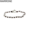 BRACCIALE A NODI ARGENTO E PALLINE