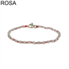 BRACCIALE A NODI ARGENTO E PALLINE