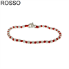 BRACCIALE A NODI ARGENTO E PALLINE