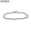 BRACCIALE A NODI ARGENTO E PALLINE