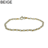 BRACCIALE A NODI ARGENTO E PALLINE