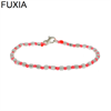 BRACCIALE A NODI ARGENTO E PALLINE