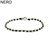 BRACCIALE A NODI ARGENTO E PALLINE