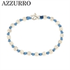 BRACCIALE A NODI ARGENTO E PALLINE