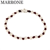 BRACCIALE A NODI ARGENTO E PALLINE