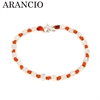 BRACCIALE A NODI ARGENTO E PALLINE