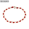 BRACCIALE A NODI ARGENTO E PALLINE