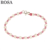 BRACCIALE A NODI ARGENTO E PALLINE