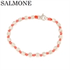 BRACCIALE A NODI ARGENTO E PALLINE