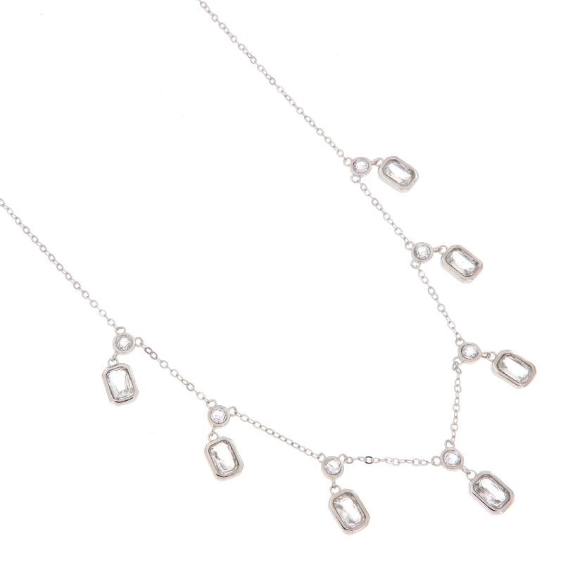 COLLIER ARGENTO ZIRCONE
