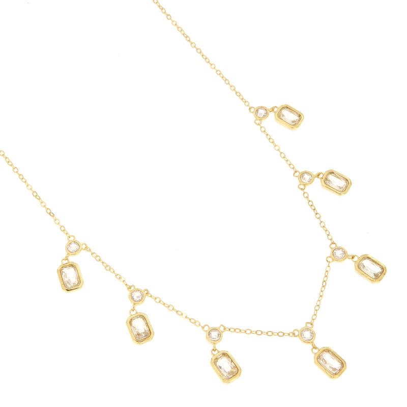 COLLIER ARGENTO ZIRCONE