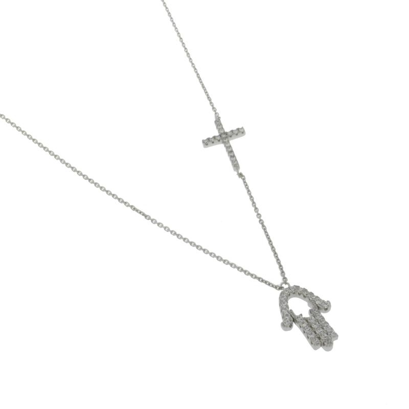 COLLIER ARGENTO ZIRCONE