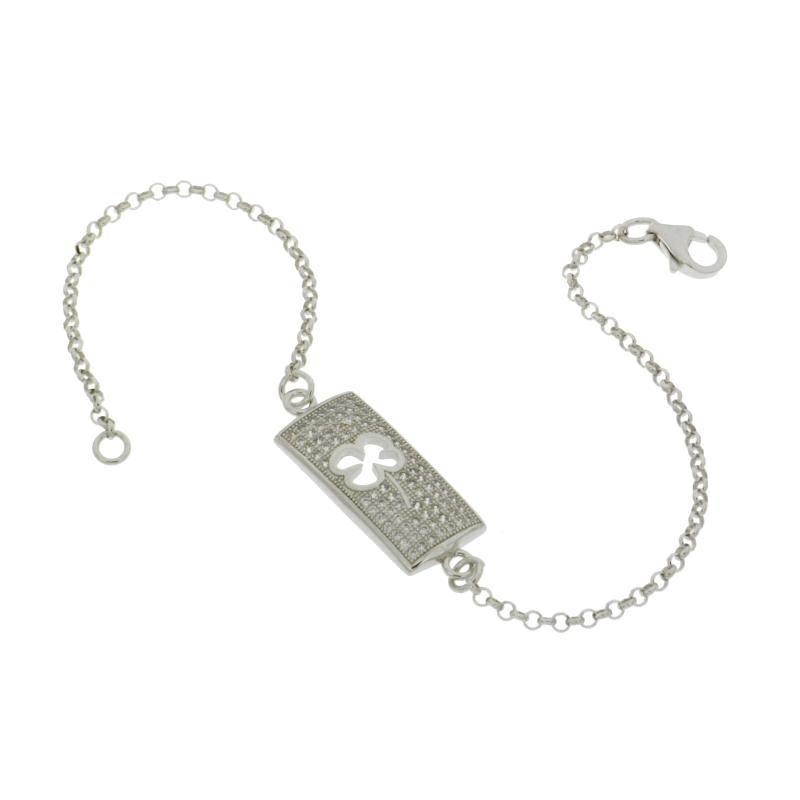 BRACCIALE ARGENTO ZIRCONE