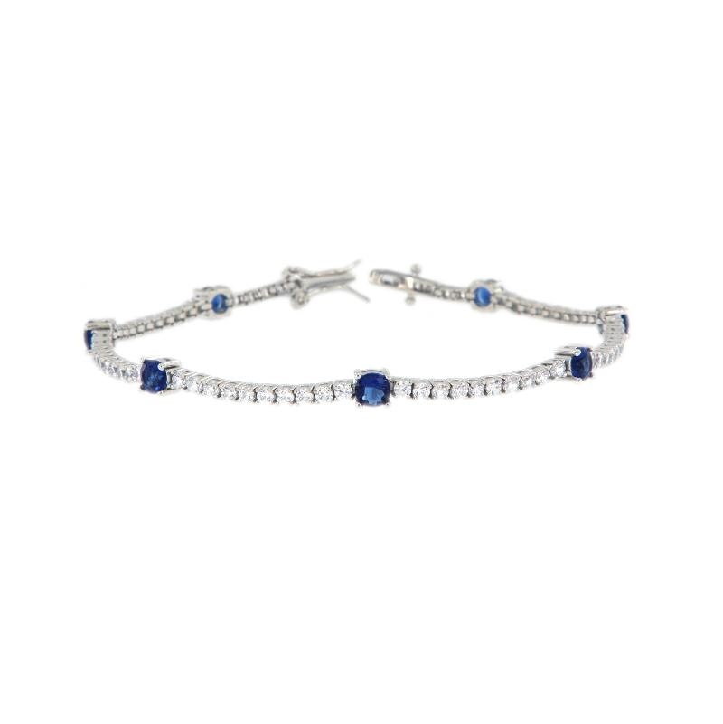 BRACCIALE ARGENTO ZIRCONE TENNIS