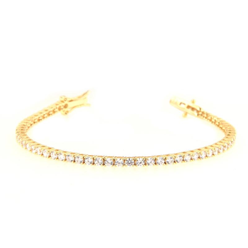 BRACCIALE ARGENTO ZIRCONE TENNIS