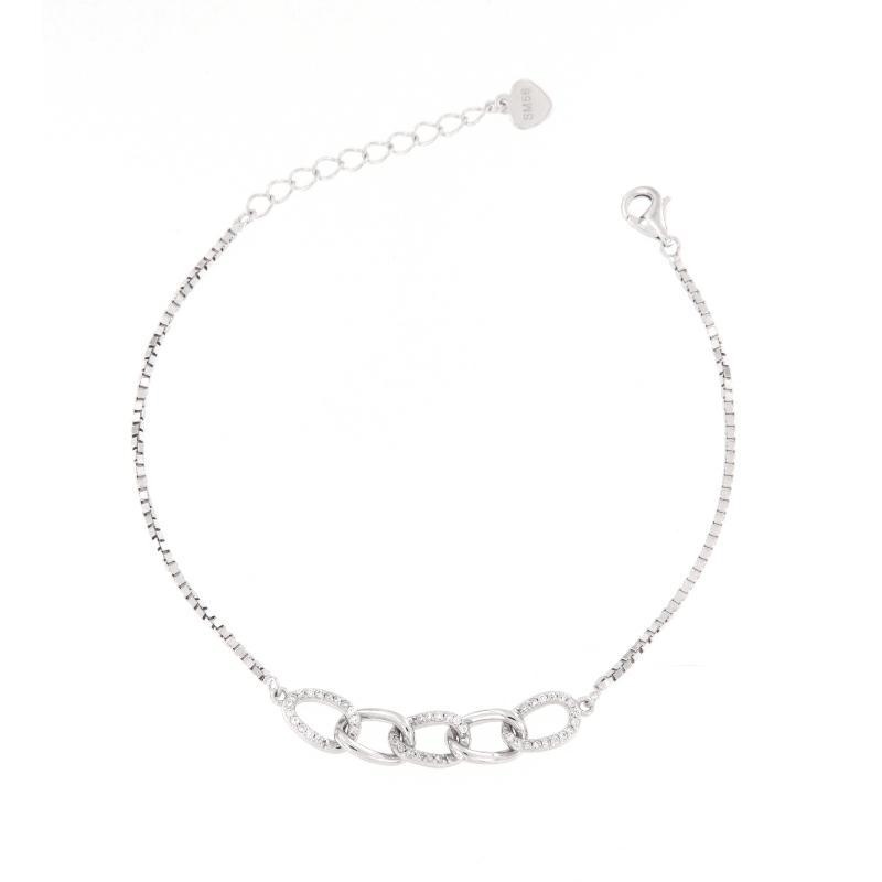 BRACCIALE ARGENTO ZIRCONE