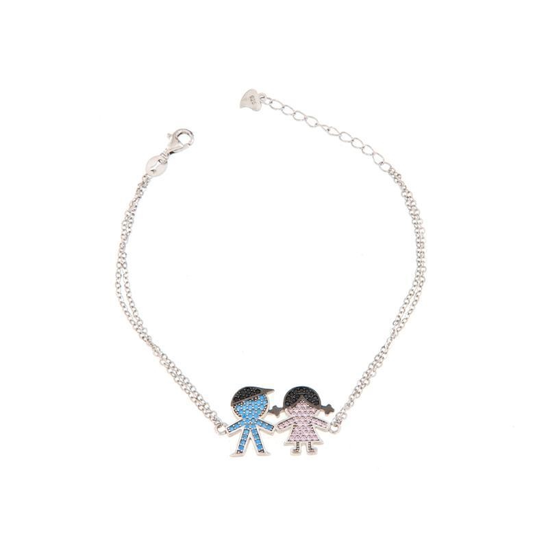 BRACCIALE ARGENTO ZIRCONE