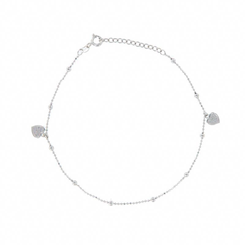 CAVIGLIERA ARGENTO ZIRCONE 3PZ