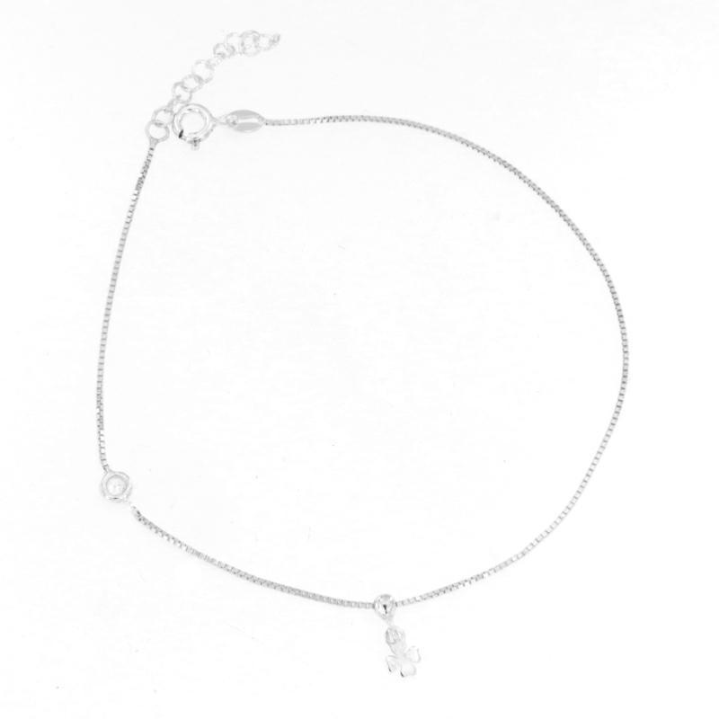 CAVIGLIERA ARGENTO ZIRCONE 3PZ