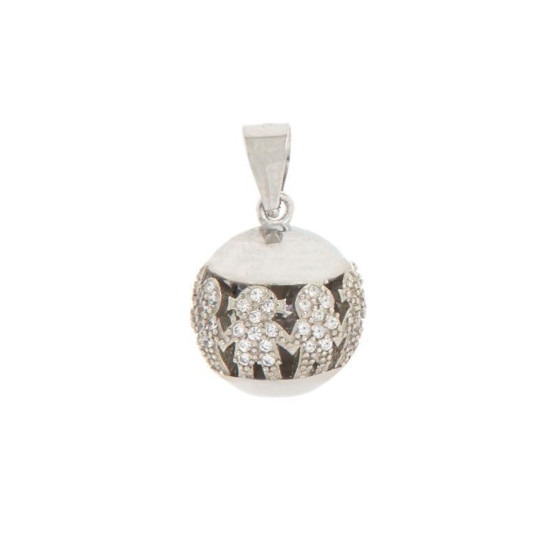 CIONDOLO ARGENTO ZIRCONE