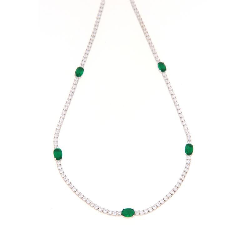 COLLIER ARGENTO ZIRCONE