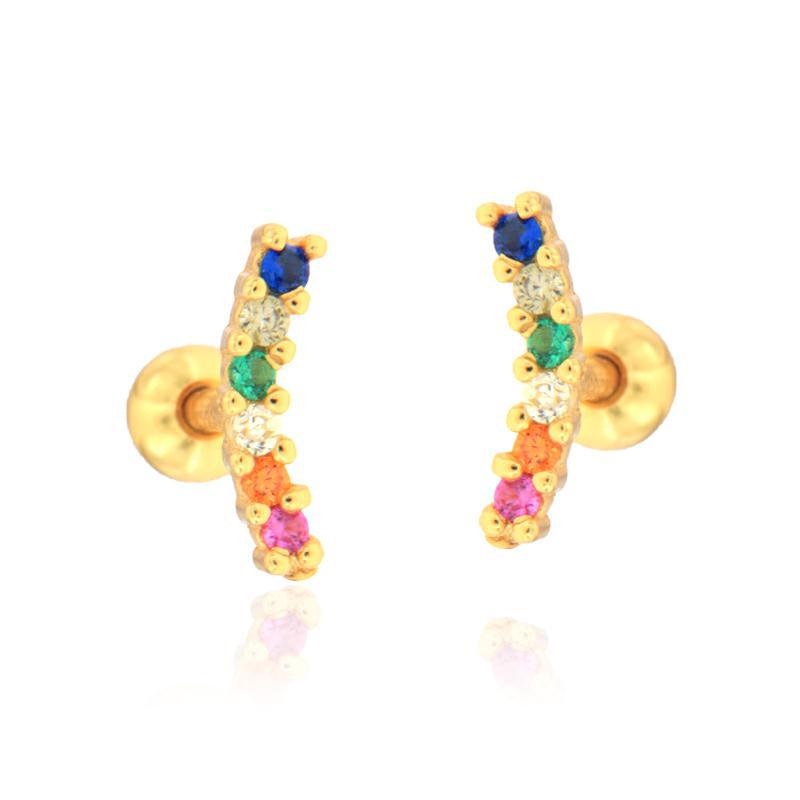 PIERCING ARGENTO ZIRCONE 3PZ