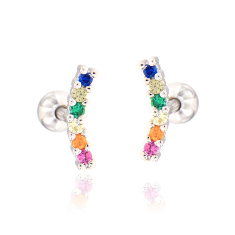 PIERCING ARGENTO ZIRCONE 3PZ