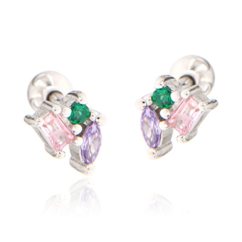 PIERCING ARGENTO ZIRCONE 3PZ