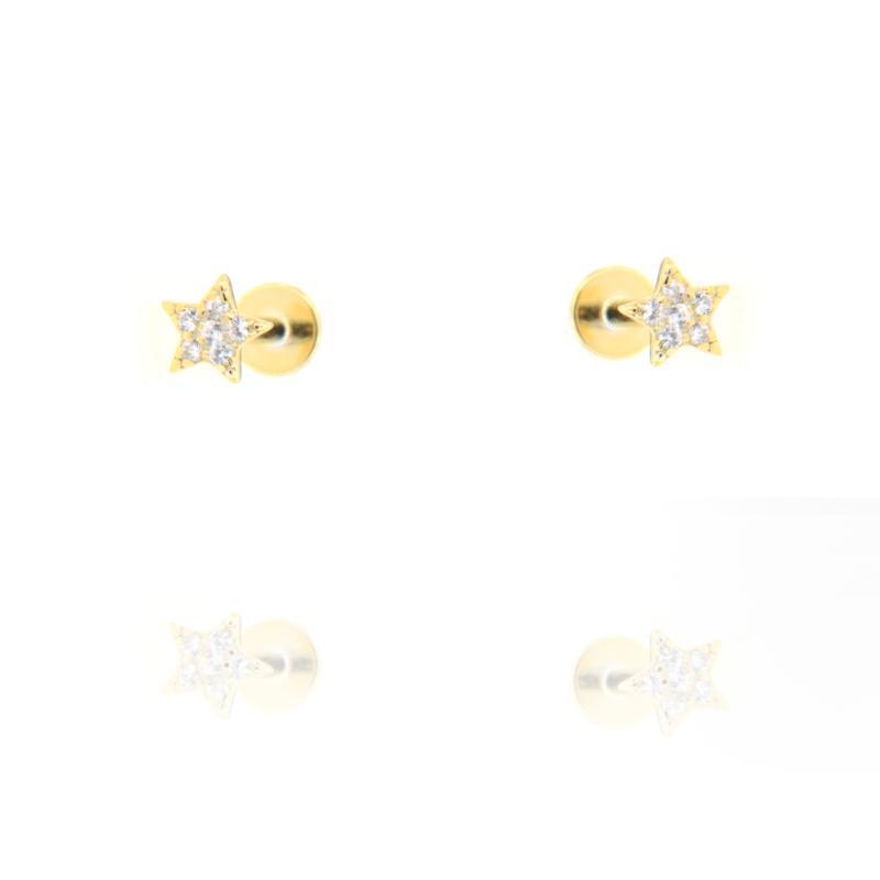 PIERCING ARGENTO ZIRCONE 3PZ