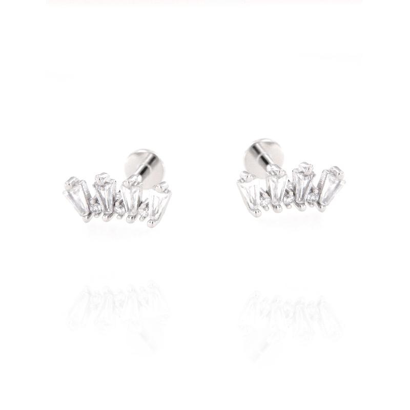 PIERCING ARGENTO ZIRCONE 3PZ