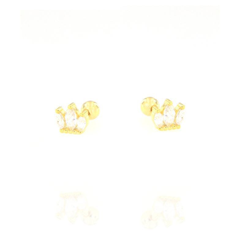 PIERCING ARGENTO ZIRCONE 3PZ