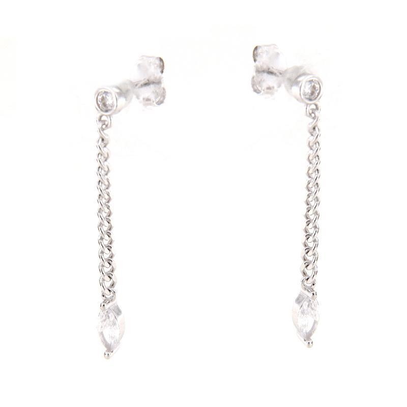 ORECCHINO ARGENTO ZIRCONE 3PZ