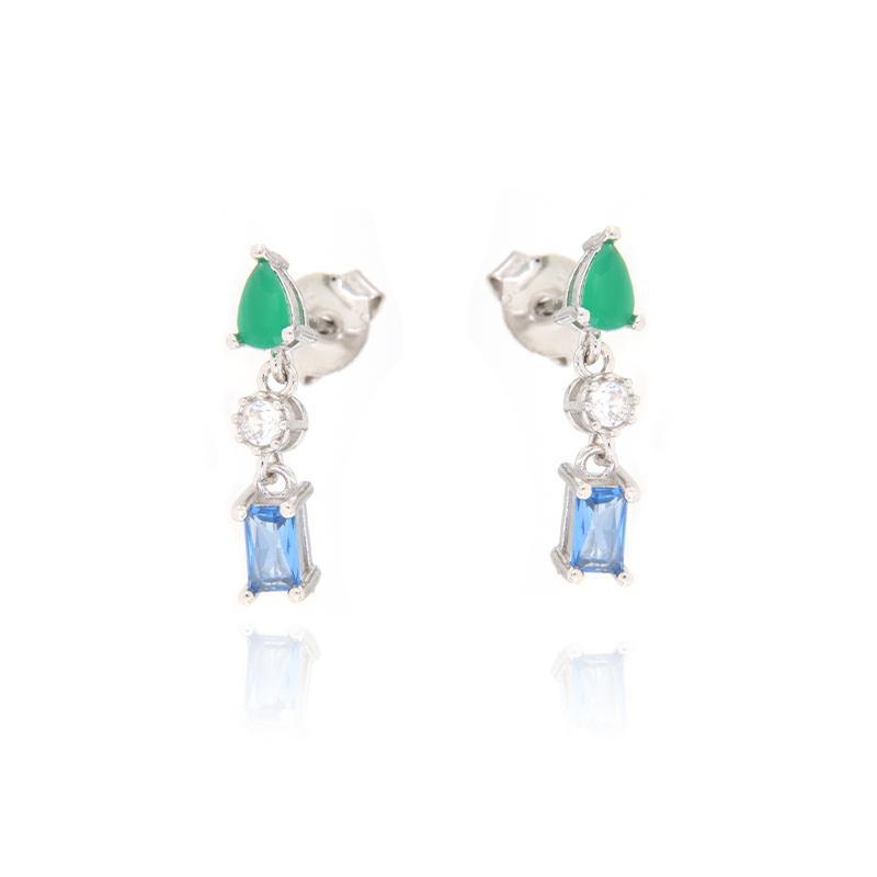 ORECCHINO ARGENTO ZIRCONE