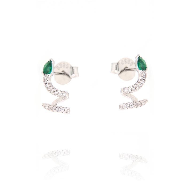 ORECCHINO ARGENTO ZIRCONE 3PZ