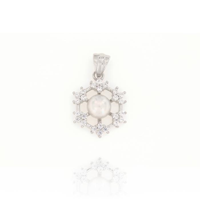 CIONDOLO ARGENTO ZIRCONE